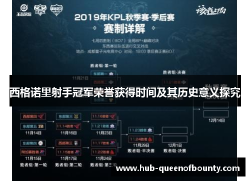西格诺里射手冠军荣誉获得时间及其历史意义探究 西格诺里射手冠军荣誉获得时间及其历史意义探究
